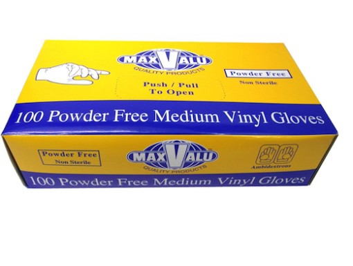 Powder free disposable vinyl gloves - Image 2