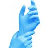Blue nitrile disposable gloves