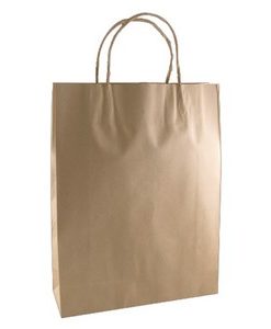 Brown paper carry bags