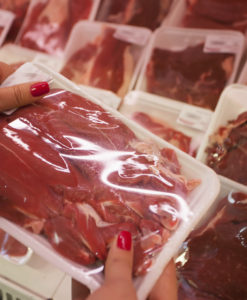 Meat film (trim edge cut)