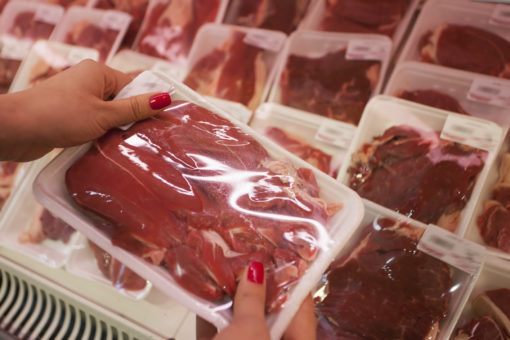 Meat film (trim edge cut)